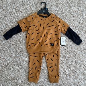 Volcom Sweatshirt & Jogger Set 24M